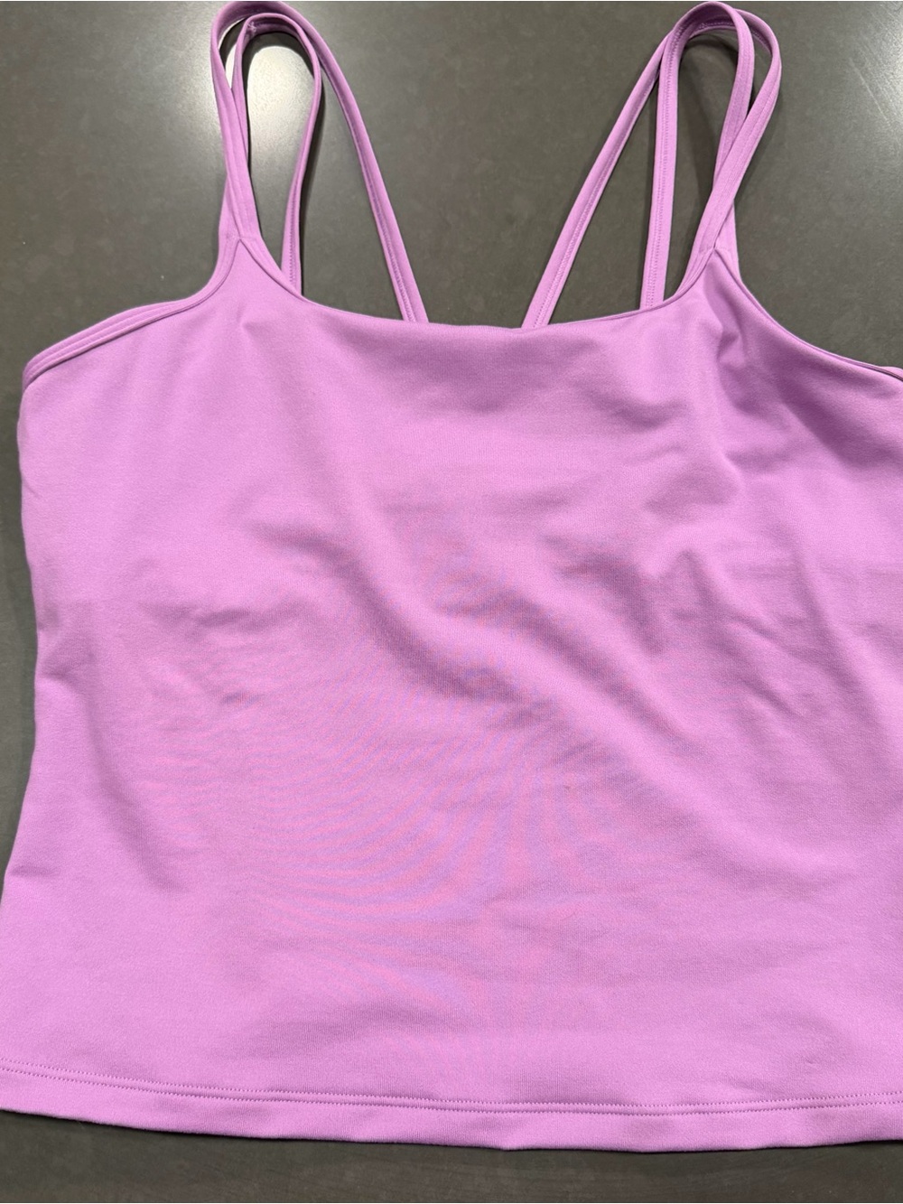 Under Armour purple tank top in size S